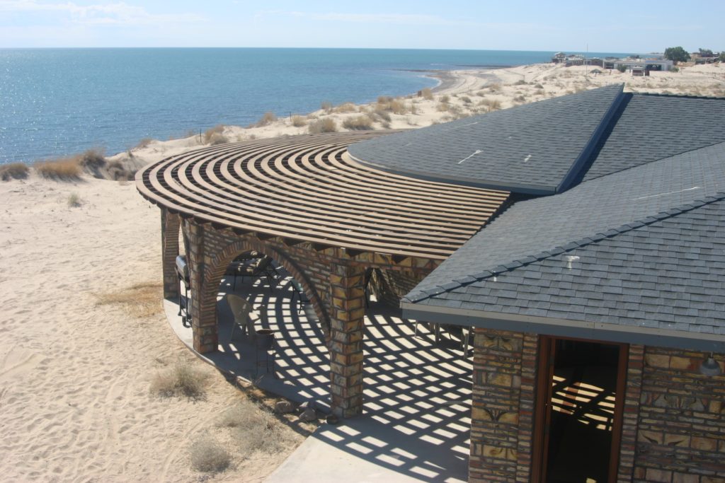 Round sea side porch